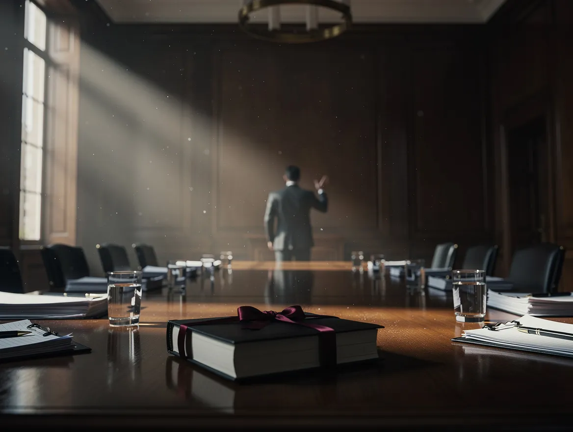 A dim hearing room: the suggestion has just been made, and it is already working
